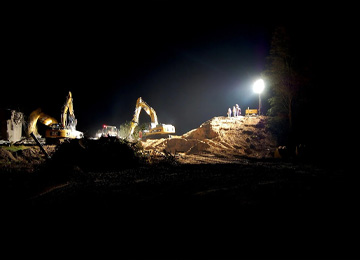Roadside worksite