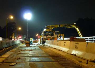 Roadside worksite