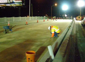 Roadside worksite