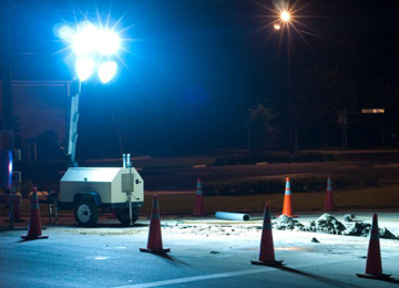 Roadside worksite
