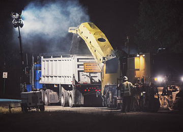 Roadside worksite