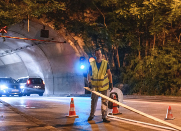 Roadside worksite